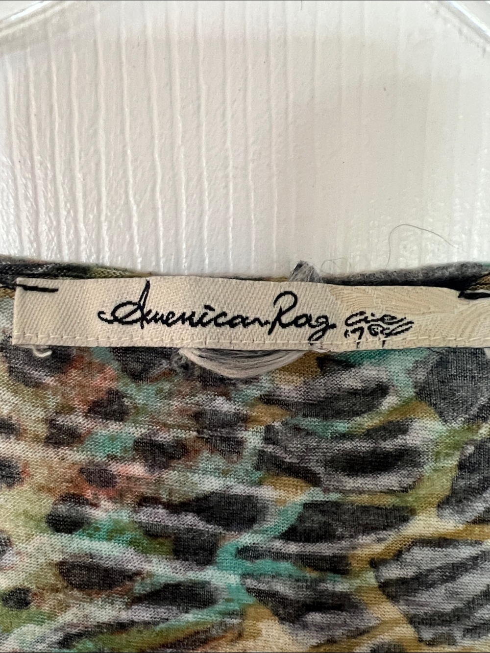 American Rag Multi-Color Animal Print Tank Top - Picture 2 of 4